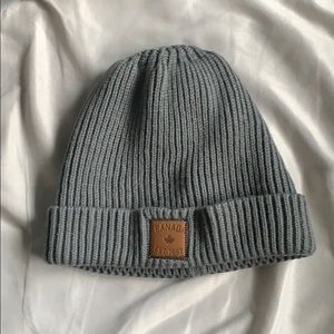 Grey Canada beenie